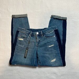 BLANKNyc Crop Boyfriend Distressed Jeans